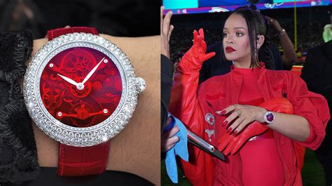 rihanna chanel earrings|rihanna watch necklace.